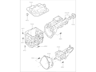 Ford 2R3Z-7003-BB Transmission Assembly