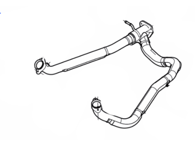 Ford GC2Z-5246-A Exhaust Pipe
