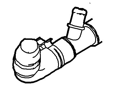 Lincoln Zephyr Radiator Hose - 6E5Z-8286-AA