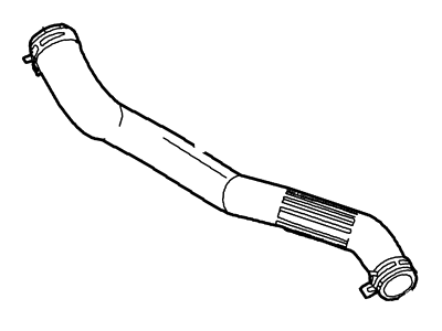 Lincoln Zephyr Radiator Hose - 6E5Z-8260-AA
