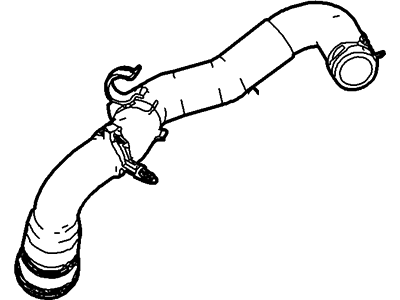 Lincoln Zephyr Radiator Hose - 6E5Z-8286-CA
