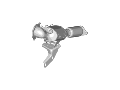 Ford Fiesta Catalytic Converter - D2BZ-5E212-A