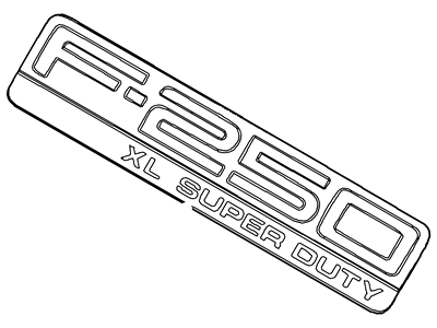 Ford 5C3Z-16720-DB Nameplate