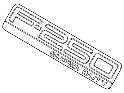 Ford 5C3Z-9942528-DA Nameplate