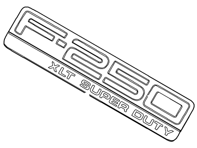 Ford 5C3Z-16720-EB Nameplate