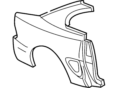 Ford XR3Z-6327840-BA Panel - Body Side - Rear