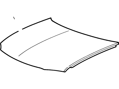 2004 Ford F-150 Hood - F65Z-16612-AL