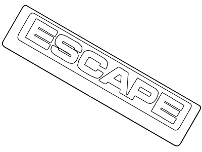 Ford Escape Emblem - 8L8Z-7842528-C