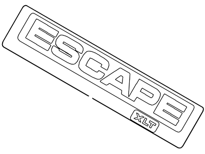 2008 Ford Escape Emblem - 8L8Z-7842528-A