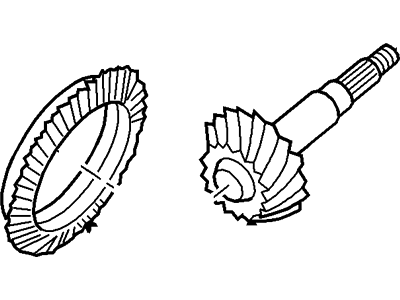 Ford F57Z-3222-BA Gear And Pinion Assembly - Driving