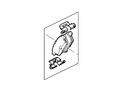 2007 Mercury Milan Brake Pads - 6E5Z-2200-C