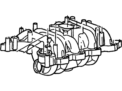 1998 Ford Mustang Intake Manifold - F7ZZ9424AD