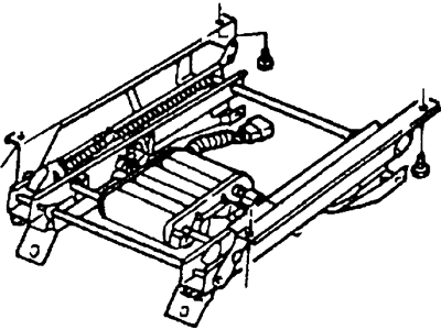 Ford F87Z-7861711-AA Track Assembly - Seat