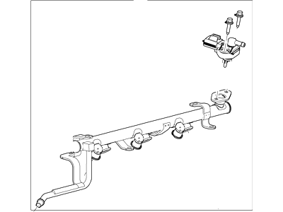 Ford 4L8Z-9F792-BE Fuel Supply Manifold Assembly