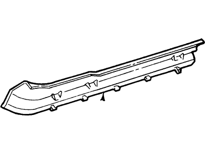 F85Z7813208AAB Ford Plate Door Scuff Illustration 1 of 1