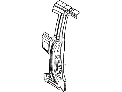 Ford 8S4Z-6328364-A Reinforcement - "B" Pillar