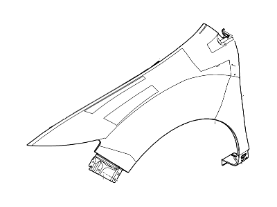 Ford CT4Z-16005-A Fender Assembly - Front