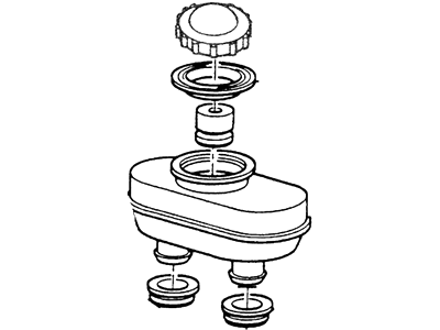 Ford F75Z-2L454-AA Reservoir - Brake Fluid