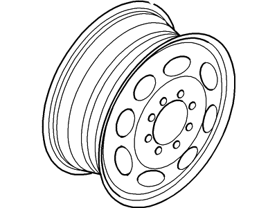 Ford Econoline Super Duty(1996-1999) Spare Wheel - F8UZ-1015-AA