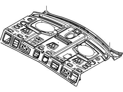 Ford 8G1Z-5446506-A Panel Assembly - Package Tray