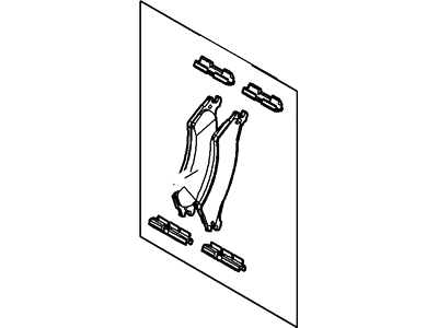 Ford 5U2Z-2V200-FA Kit - Brake Shoe And Lining