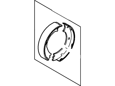 Ford 5C3Z-2648-AA Kit - Brake Shoe And Lining