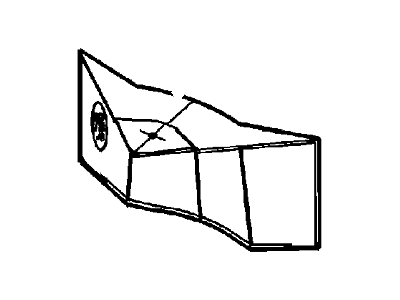 2004 Mercury Grand Marquis Air Deflector - 3W7Z-8327-CB