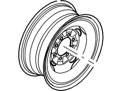 Ford Econoline Super Duty(1996-1999) Spare Wheel - F8UZ-1015-BA