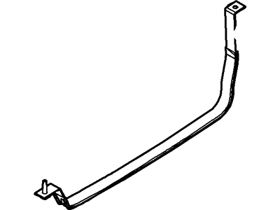 Lincoln MKZ Fuel Tank Strap - 6E5Z-9092-AA