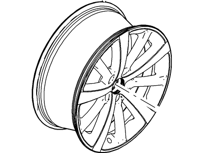 Lincoln MKS Spare Wheel - 8A5Z-1007-B