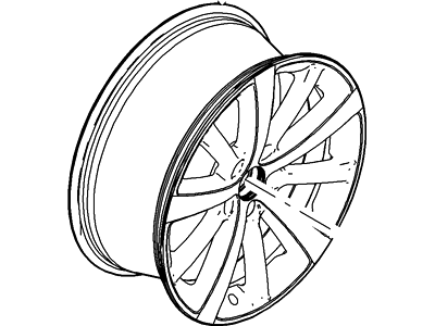 Ford 8A5Z-1007-B Wheel Assembly