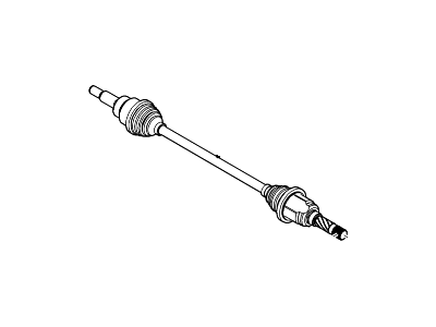 Ford DT4Z-4K138-A Shaft Assembly