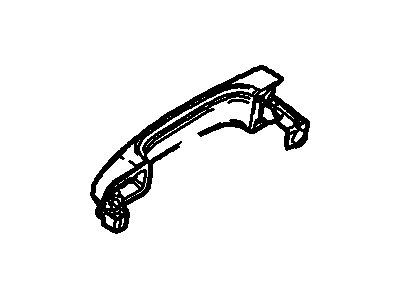 Ford Taurus X Door Handle - 8G1Z-5422405-AD