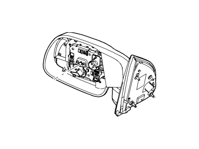 2015 Ford F-450 Super Duty Car Mirror - F81Z-17682-AAACP