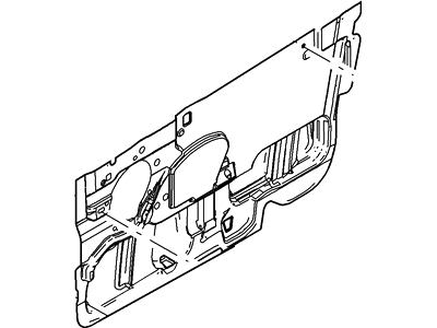 Ford 4R3Z-63237A04-AA Shield - Water Splash