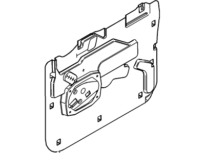 Ford 4L1Z-78237A05-AA Shield - Water Splash