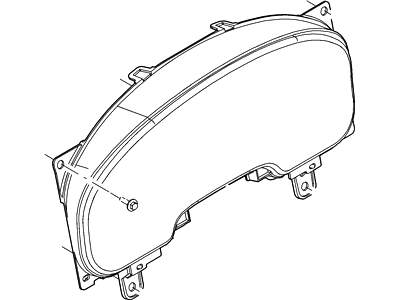 Ford 4L3Z-10890-CA Mask - Fuel And Temperature Gauge