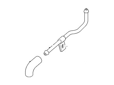 Ford PCV Valve Hose - 3S4Z-6C661-MA