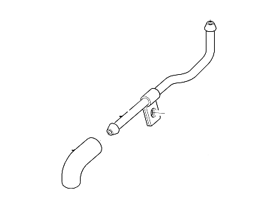 2004 Ford Focus PCV Valve Hose - 3S4Z-6C661-MA