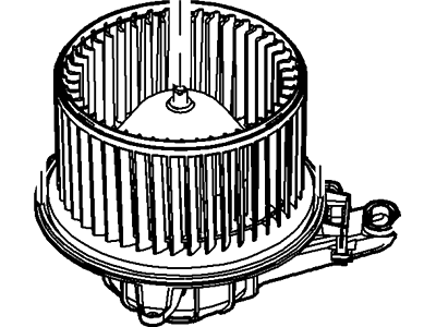 Ford CL1Z-19805-A Fan And Motor Assembly