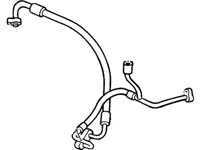 2005 Ford Excursion A/C Hose - 4C7Z-19D850-DA