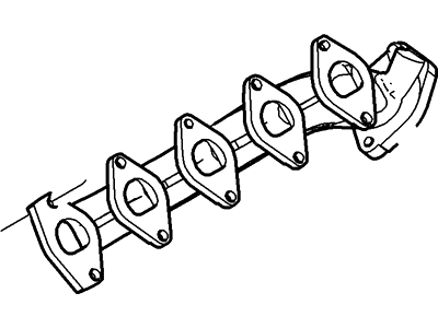 Ford F-350 Super Duty Exhaust Manifold - 7C3Z-9430-E