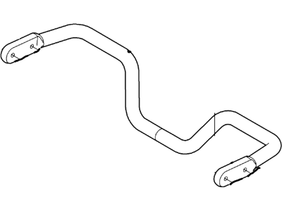 2019 Ford F53 Stripped Chassis Sway Bar Kit - 9U9Z-5A772-A