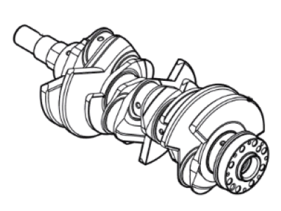 Ford HR3Z-6303-B Crankshaft Assembly