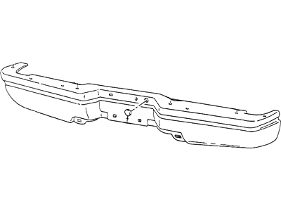 1997 Ford F-150 Bumper - YL3Z-17906-FACP