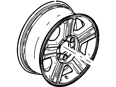 Ford 4L3Z-1007-AA Wheel Assembly