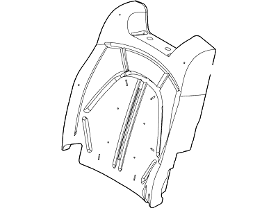 Ford DE9Z-7466800-A Pad - Rear Seat Back