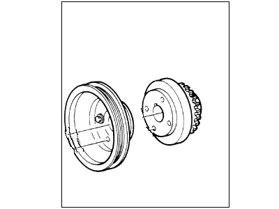 Ford E-250 Harmonic Balancer - 1L3Z-6B321-AA