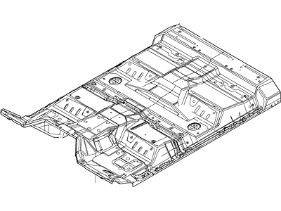 2000 Ford F-350 Super Duty Floor Pan - YC3Z-2611000-AA