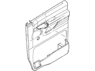 Ford 4C2Z-1523943-BAC Panel Assembly - Door Trim